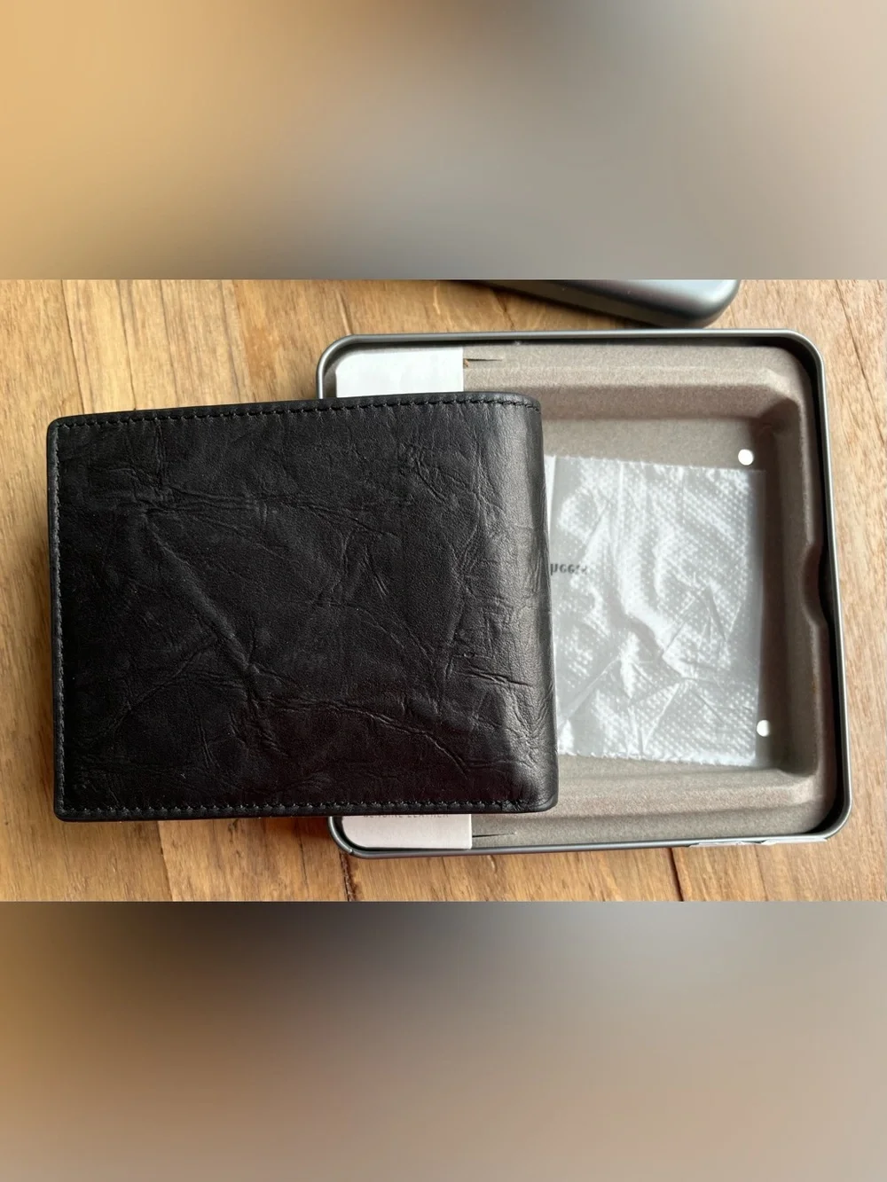 Fossil Neel Sliding 2 IN 1  Bifold Wallet Black